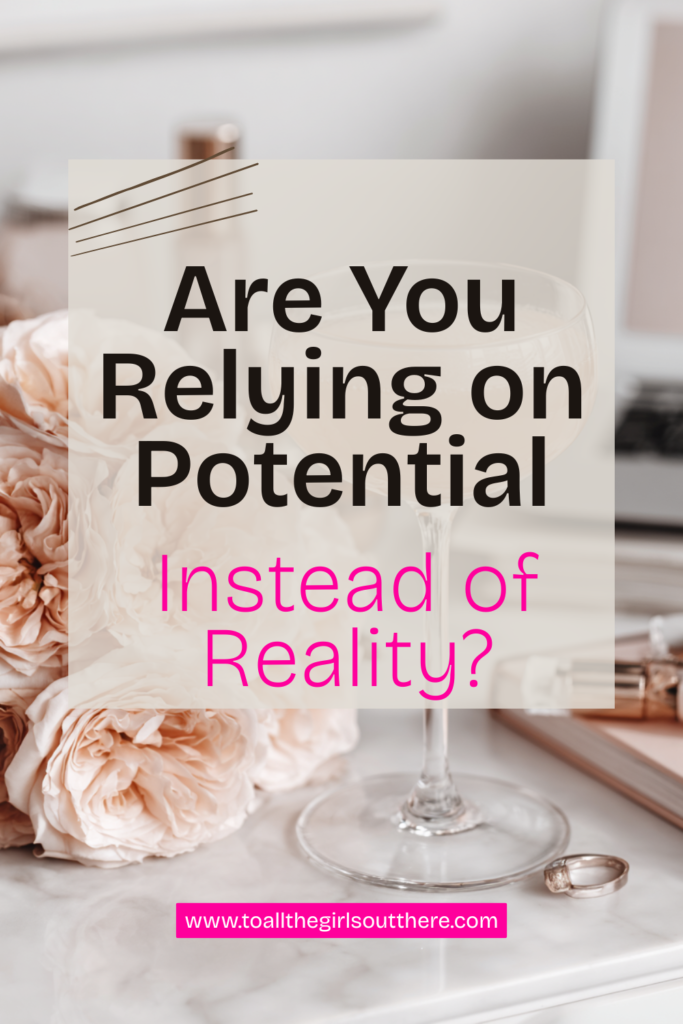 are you resting on potential instead of reality? pin image